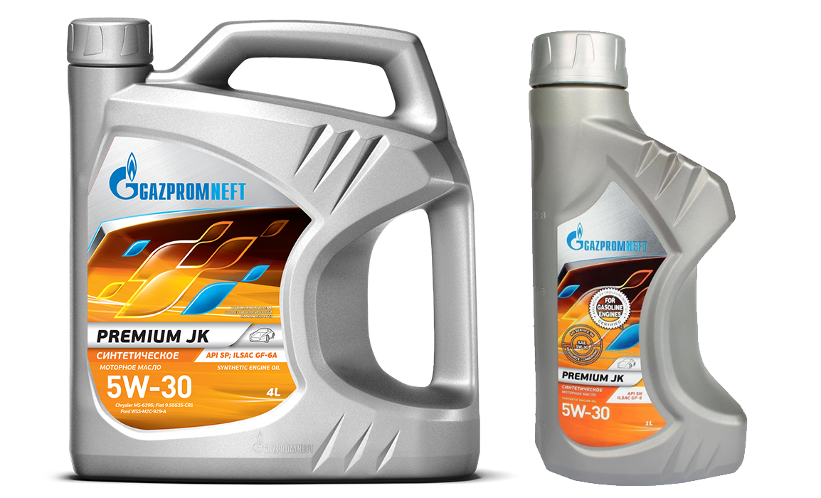 Масло Gazpromneft Premium JK 5W-30 (промо набор 4 л + 1 л)