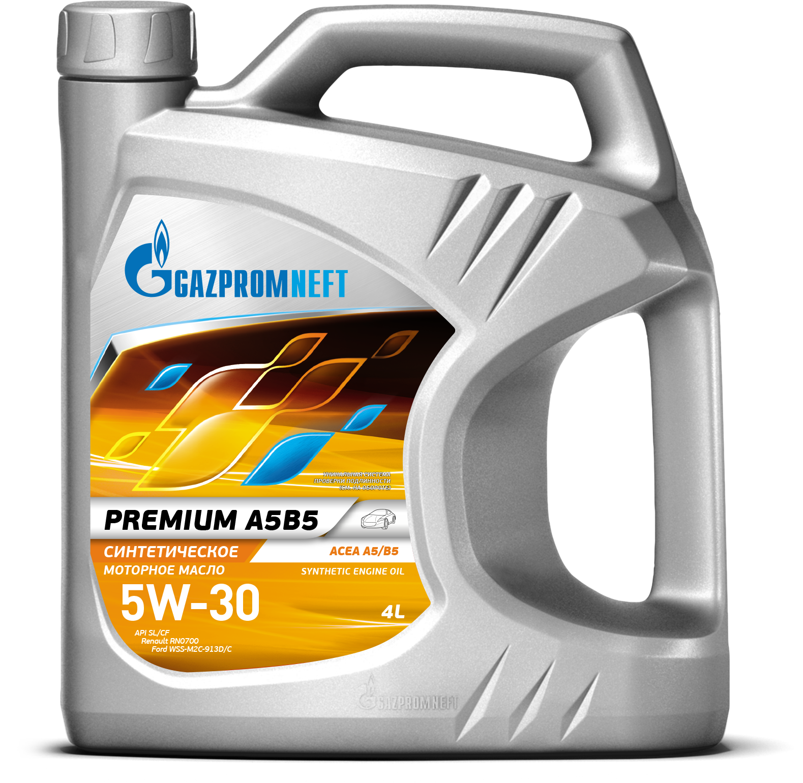 Моторное масло Gazpromneft Premium A5B5 5W-30 (4 л)