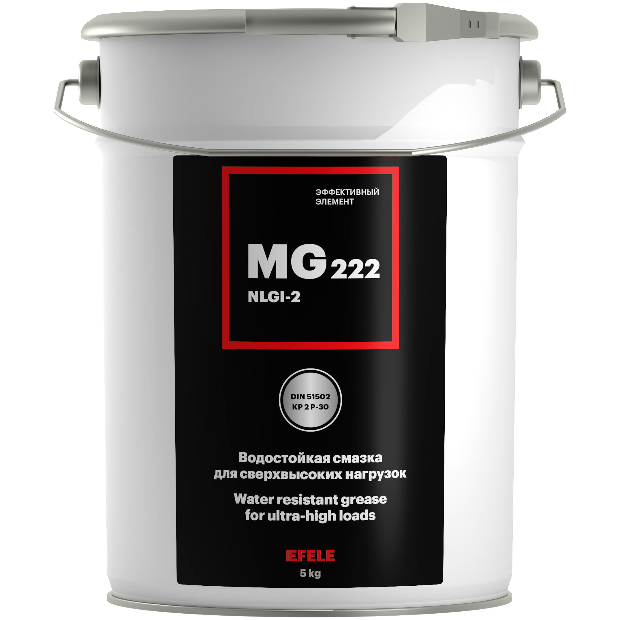 Водостойкая смазка для сверхвысоких нагрузок EFELE MG-222 (5 кг)