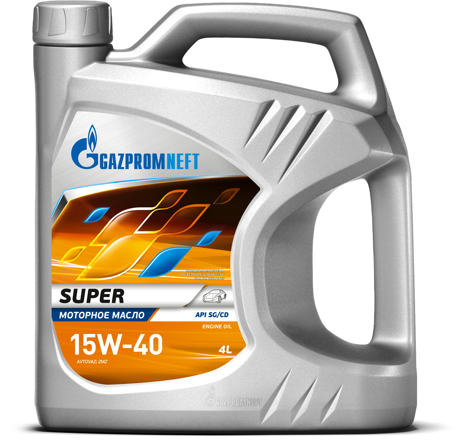 Масло Gazpromneft Super 15W-40 API SG/CD (4 л)
