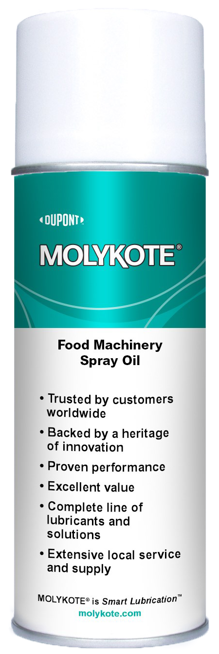 Универсальное масло Molykote Food Machinery Spray Oil. Фото №2