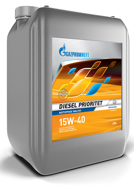 Масло Масло Газпромнефть Gazpromneft Diesel Prioritet 15W-40 (10 л) ОНПЗ