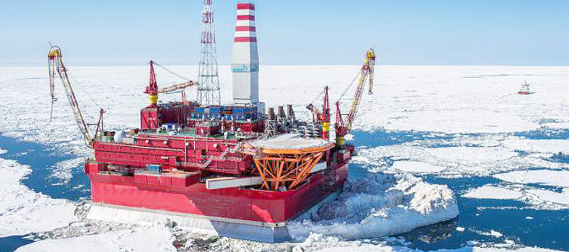 Платформа во льдах