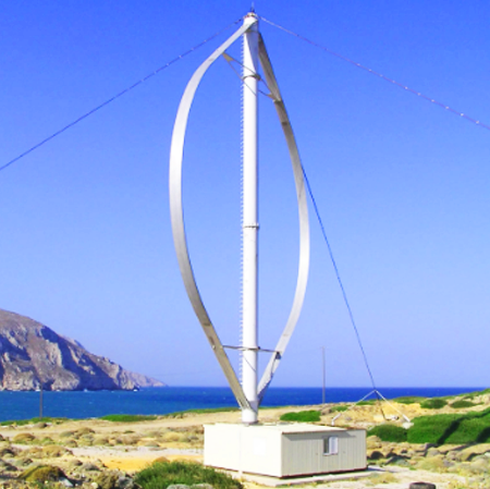 Ветряной генератор с вертикальной осью вращения